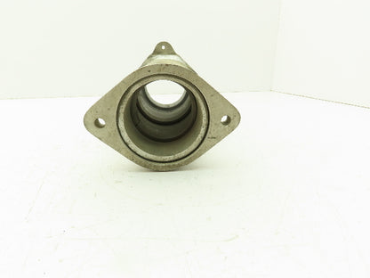 Flowline 3x2.5" SCH-40S Aluminum Butt Weld Reducer 3" Cam Lock x 2-1/2" Flange
