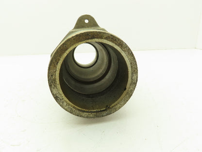 Flowline 3x2.5" SCH-40S Aluminum Butt Weld Reducer 3" Cam Lock x 2-1/2" Flange