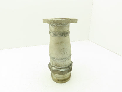 Flowline 3x2.5" SCH-40S Aluminum Butt Weld Reducer 3" Cam Lock x 2-1/2" Flange
