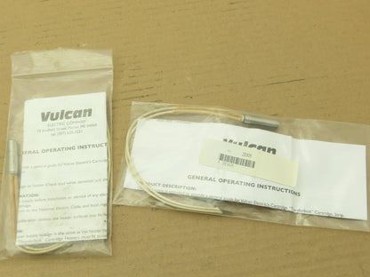 Vulcan F06/0100/072006 Swaged Cartridge Heater Element 100W 120V Lot of 2