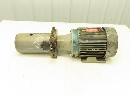 Leroy Somer 22GV4DQ Hydraulic Pump Motor 2HP 1700 RPM 230/460V 3PH 2.5L