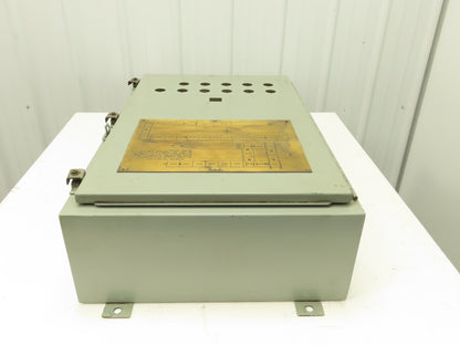 Hoffman A302008LP Electrical Enclosure Control Panel 30X20X8" Back Panel