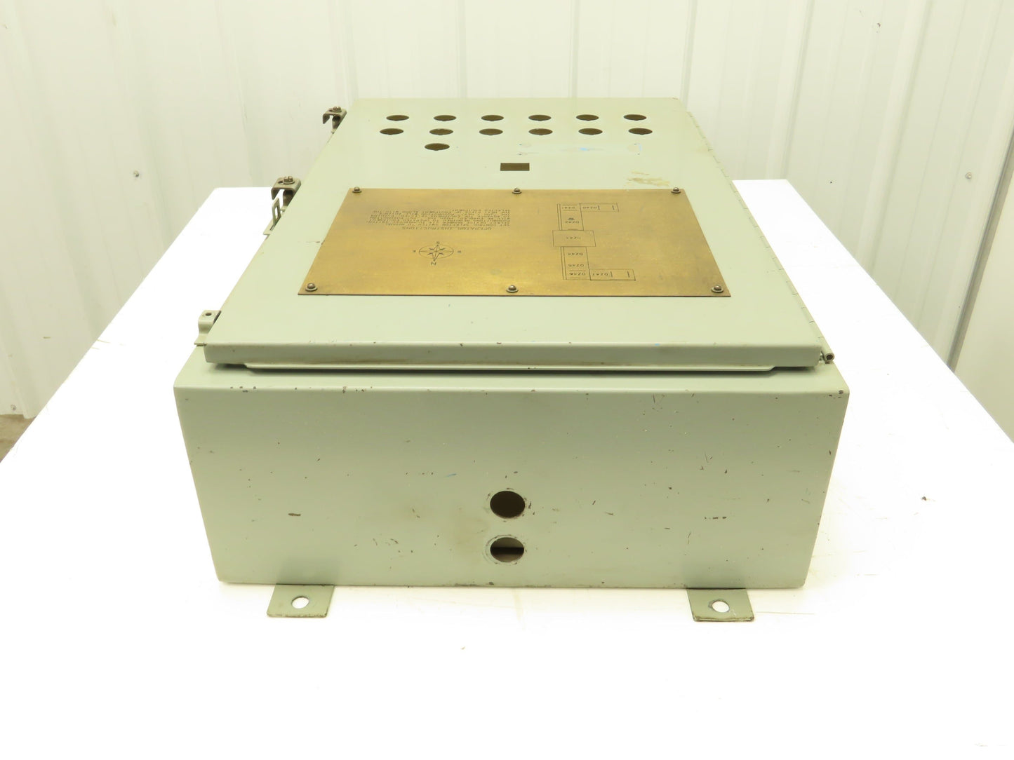 Hoffman A302008LP Electrical Enclosure Control Panel 30X20X8" Back Panel