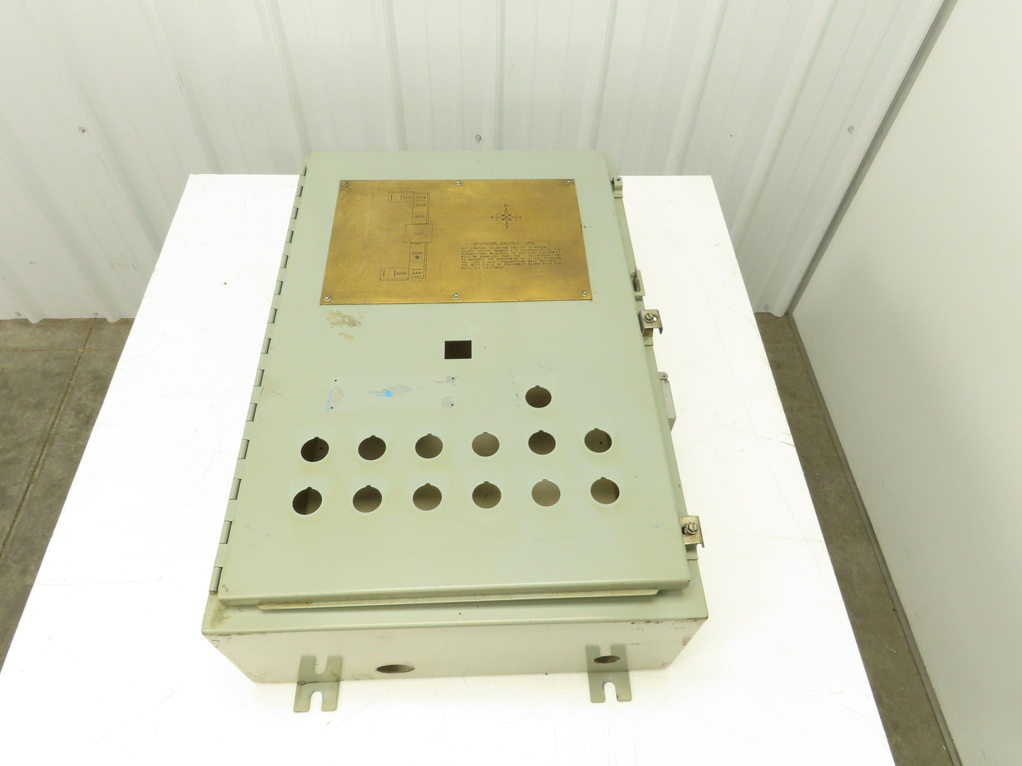 Hoffman A302008LP Electrical Enclosure Control Panel 30X20X8" Back Panel