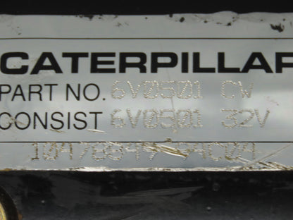 CAT Caterpillar Delco Remy 6V0501 Starter Motor 32V CW Rotation