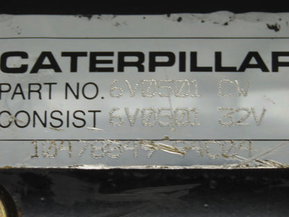 CAT Caterpillar Delco Remy 6V0501 Starter Motor 32V CW Rotation