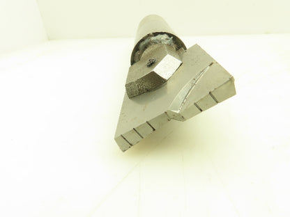2" Dia Straight Shank Spade Drill Insert Holder 2.5" Blade