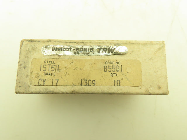 TRW Wendt-Sonis 15T5N Carbide Insert Grade CY17   Lot of 20pcs