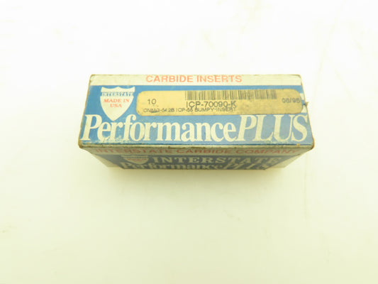 Interstate CNMG-542B Coated Carbide Bumpy Insert Grade ICP55  (9pcs)