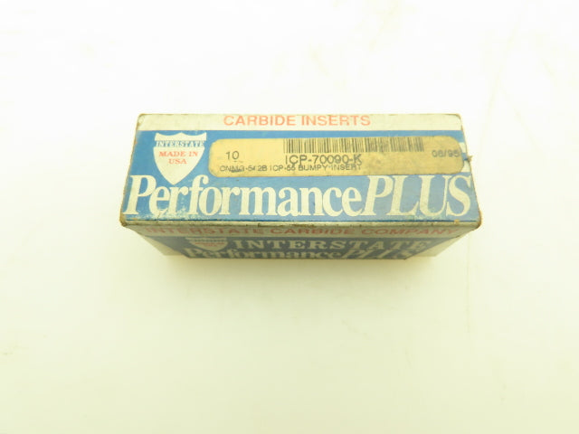 Interstate CNMG-542B Coated Carbide Bumpy Insert Grade ICP55  (9pcs)