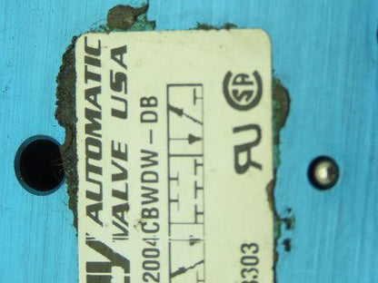Automatic Valve L2004CBWDW-DB AV 5/3 Solenoid Valve 5 Port 3 Pos 3/8" NPT 24VDC