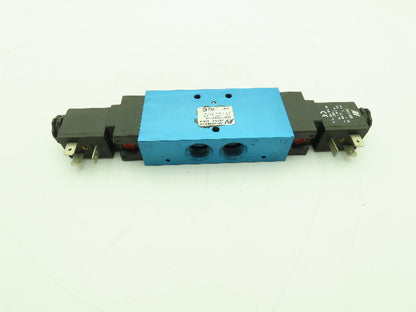 Automatic Valve L2004CBWDW-DB AV 5/3 Solenoid Valve 5 Port 3 Pos 3/8" NPT 24VDC