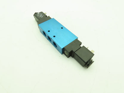 Automatic Valve L2004CBWDW-DB AV 5/3 Solenoid Valve 5 Port 3 Pos 3/8" NPT 24VDC