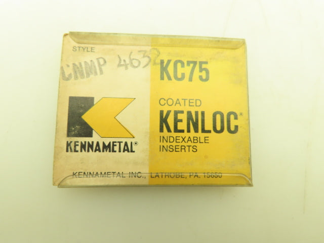 Kennametal CNMP 4632 Carbide Insert Grade KC75    Lot of 10pcs