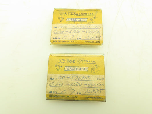 US Tool Groovall AD-576907-STD Carbide Insert Grade C7   Lot of 10pcs