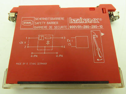 Stahl 9001/01-280-280-10 Intrinspak Safety Barrier Module Lot of 3