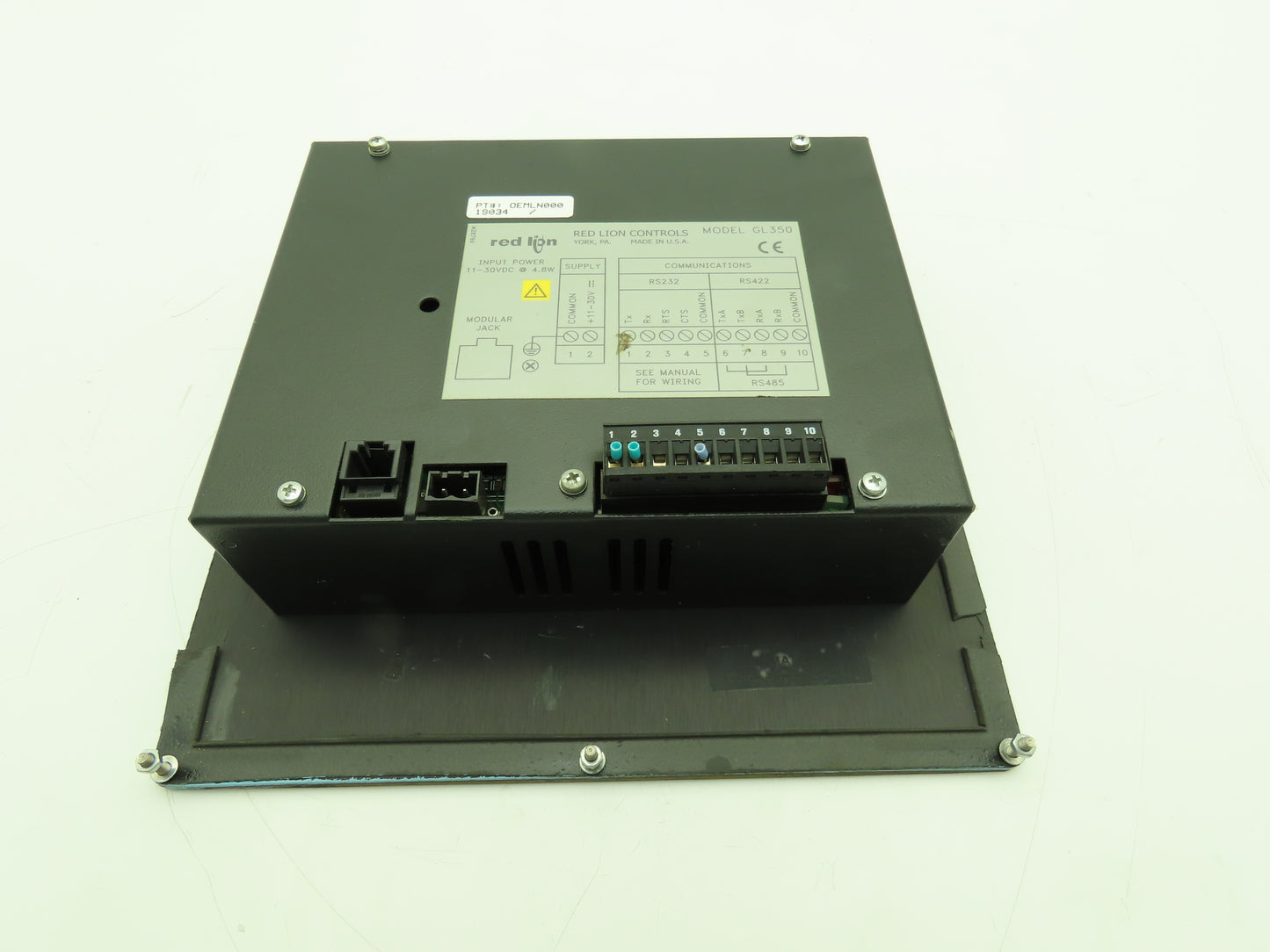 Red Lion GL350 Graco Precision Mix II Graphical Operator Control Terminal