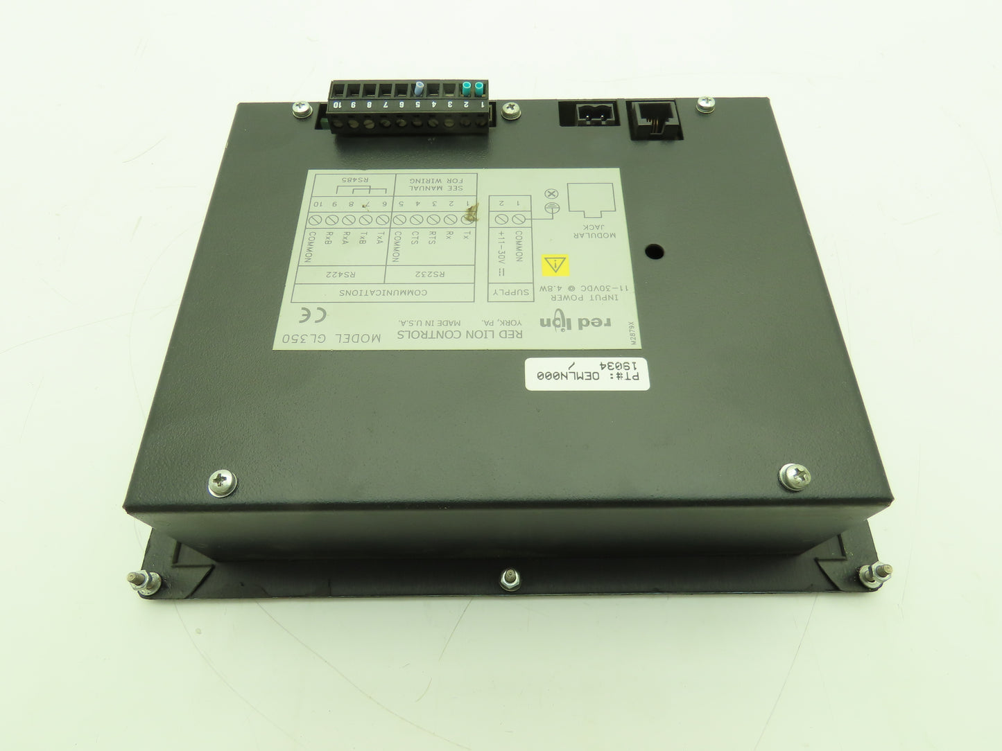 Red Lion GL350 Graco Precision Mix II Graphical Operator Control Terminal