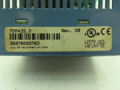 B&R Automation 7DM435.7 PLC Input Output Module DM435
