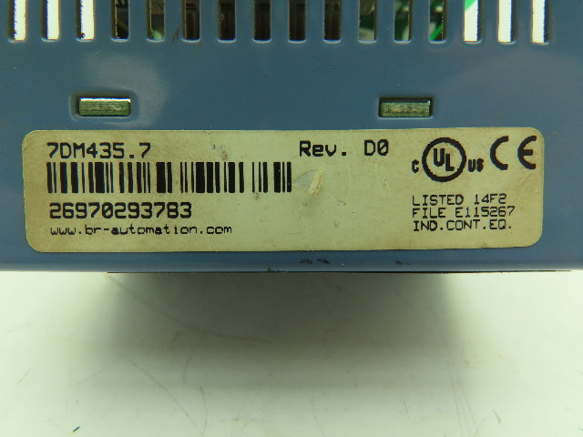 B&R Automation 7DM435.7 PLC Input Output Module DM435