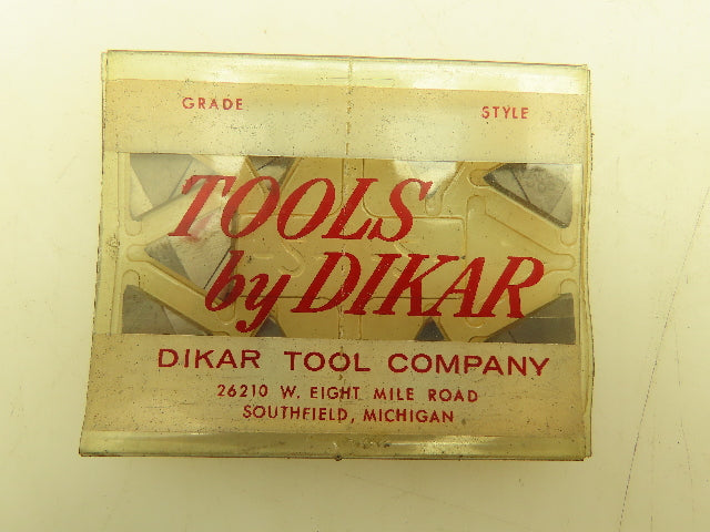 Dikar Tool AD5780956 06 Carbide Insert   Lot of 100pcs