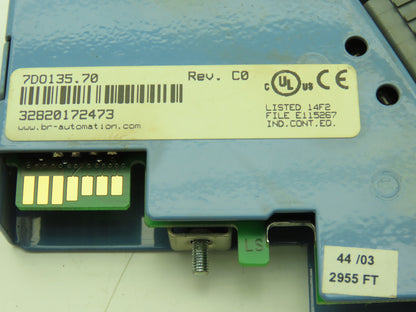 B&R Automation 7D0135.70 Digital Output Module DO135 Rev C0