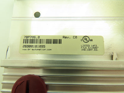 B&R Automation 7BP706.0 PLC Module Rack End Hardware Attachments Lot of 3