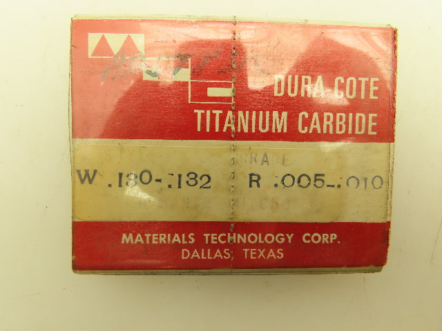 TNMA 54N Dura-Cote Titanium Carbide Insert Grade MTC14   Lot of 25pcs