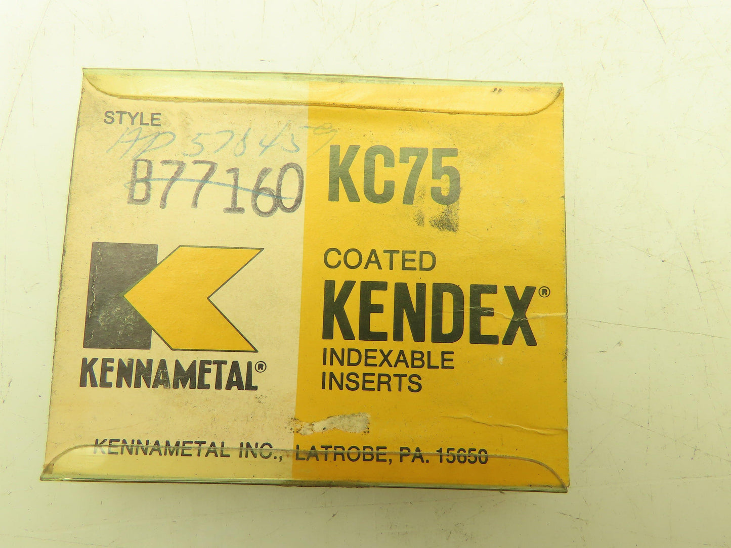 Kennametal B77160 Carbide Insert Grade KC75  Lot of 34pcs
