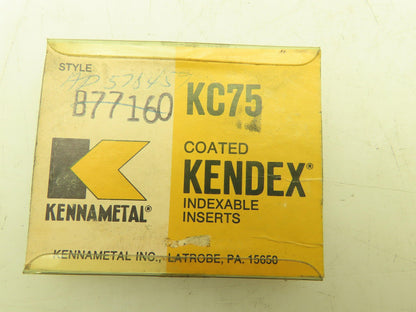 Kennametal B77160 Carbide Insert Grade KC75  Lot of 34pcs