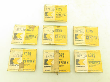Kennametal B77160 Carbide Insert Grade KC75  Lot of 34pcs