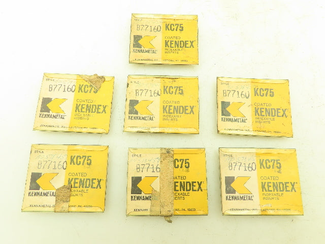 Kennametal B77160 Carbide Insert Grade KC75  Lot of 34pcs