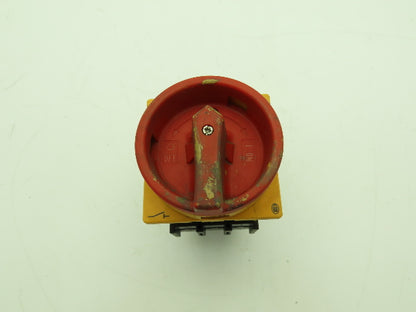 Moeller P1-25 Safety Disconnect Switch 690V 25A 3 Pole Lot of 2