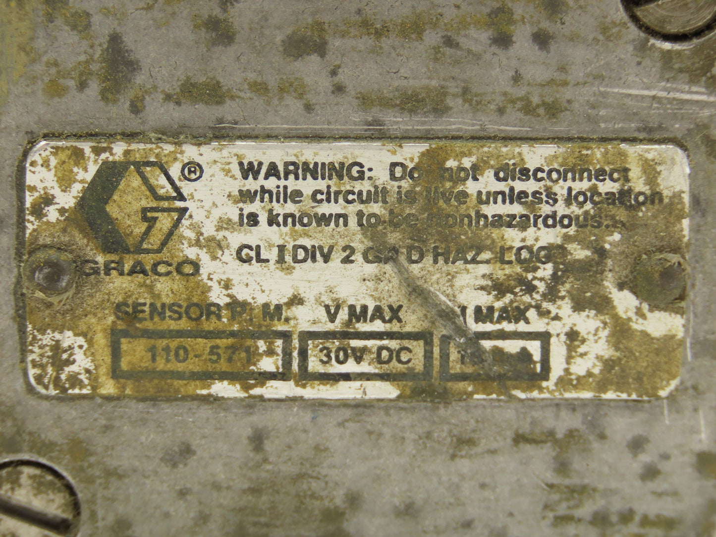 Graco 110-571 Sensor PM Module Carrier Frequency 30VDC