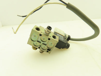 Numatics 031SA4152000030 Pneumatic Solenoid Spool Valve 5/2 5 Port 1/8" NPT 120V