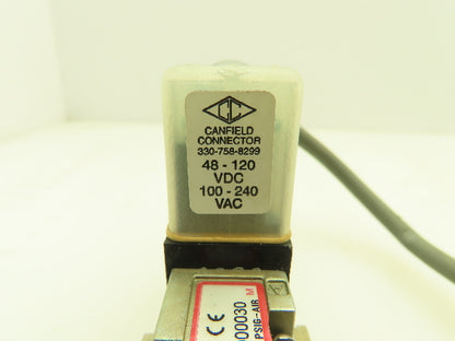Numatics 031SA4152000030 Pneumatic Solenoid Spool Valve 5/2 5 Port 1/8" NPT 120V