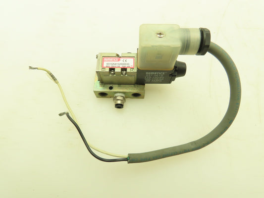 Numatics 031SA4152000030 Pneumatic Solenoid Spool Valve 5/2 5 Port 1/8" NPT 120V
