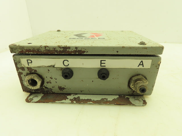 Graco Pneumatic Control Panel Mac Solenoid Valve 3 Way 24VDC MPL Pressure Switch