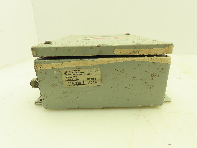 Graco Pneumatic Control Panel Mac Solenoid Valve 3 Way 24VDC MPL Pressure Switch