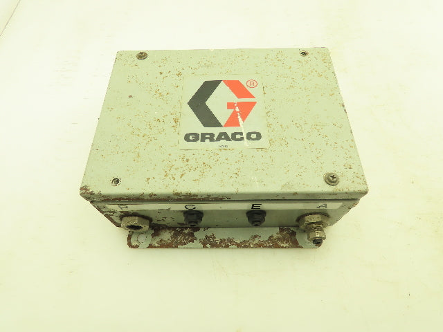 Graco Pneumatic Control Panel Mac Solenoid Valve 3 Way 24VDC MPL Pressure Switch