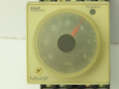 Fuji Electric MS4SF-CEIT Super Timer Module 6 Sec Time Delay Unit 24V Control