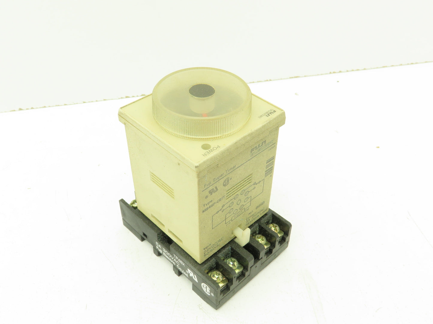 Fuji Electric MS4SF-CEIT Super Timer Module 6 Sec Time Delay Unit 24V Control