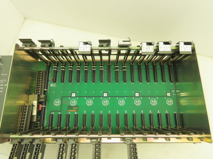 Allen Bradley 1771-A4B  16-Slot PLC Chassis Rack Backplane Power Supply 1771-P2