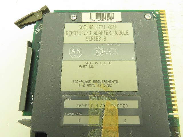 Allen Bradley 1771-ASB Remote I/O Adapter Series B