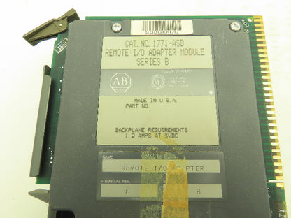 Allen Bradley 1771-ASB Remote I/O Adapter Series B