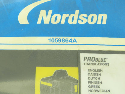 Nordson 1059864A Warning Decal Problue Kit For Melters Not Complete
