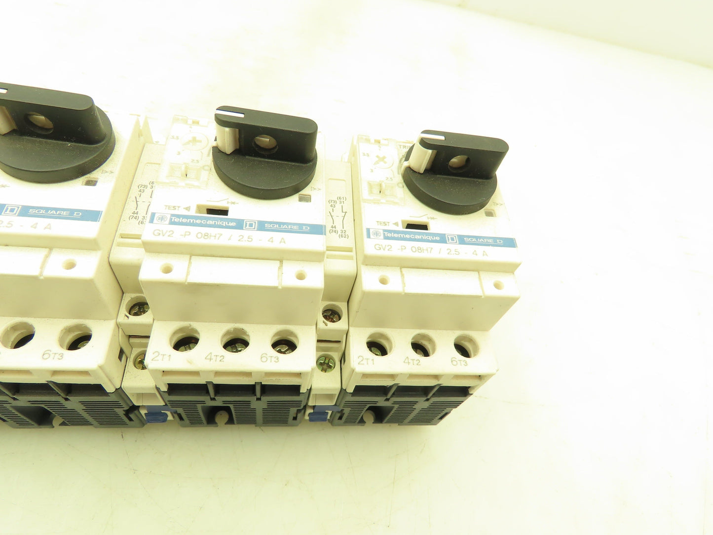Manual Motor Starter Circuit Breaker 3P 2.5-4A 600V 1.6-2.5A 600V Mixed Lot of 8