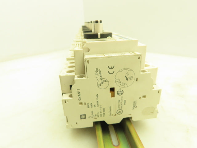 Manual Motor Starter Circuit Breaker 3P 2.5-4A 600V 1.6-2.5A 600V Mixed Lot of 8