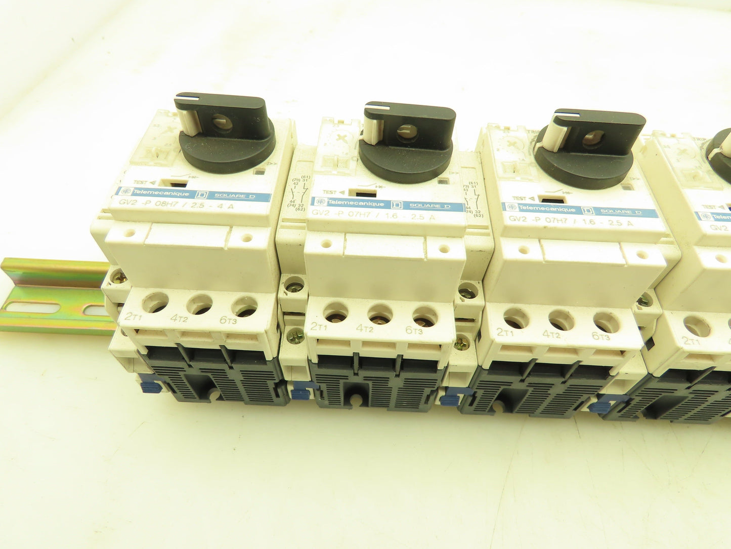 Manual Motor Starter Circuit Breaker 3P 2.5-4A 600V 1.6-2.5A 600V Mixed Lot of 8