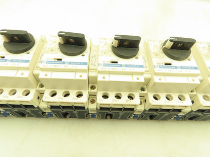 Manual Motor Starter Circuit Breaker 3P 2.5-4A 600V 1.6-2.5A 600V Mixed Lot of 8